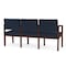 Lesro Lenox 3 Seat Tandem Seating W/ Arms, 65 in W 26 in L 31.5 in H LW3103 - alternate 3